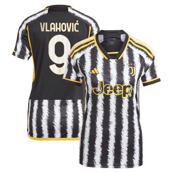 Duan Vlahovi? Juventus Women 2023/24 Home Replica Player Jersey - Black